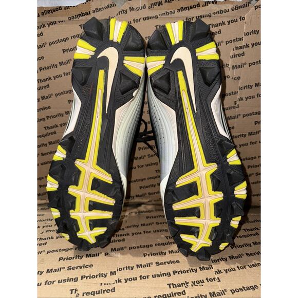Nike Vapor Keystone 2 Low Stealth Baseball Cleats Black White Mens Size US 10 main image 7